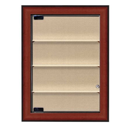United Visual Products Outdoor Enclosed Combo Board, 42"x32", White Frame/Blue & Rubber UVCB4232ODW-BLUE-RUBBER